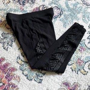 Express Leggings - Black, Mesh
